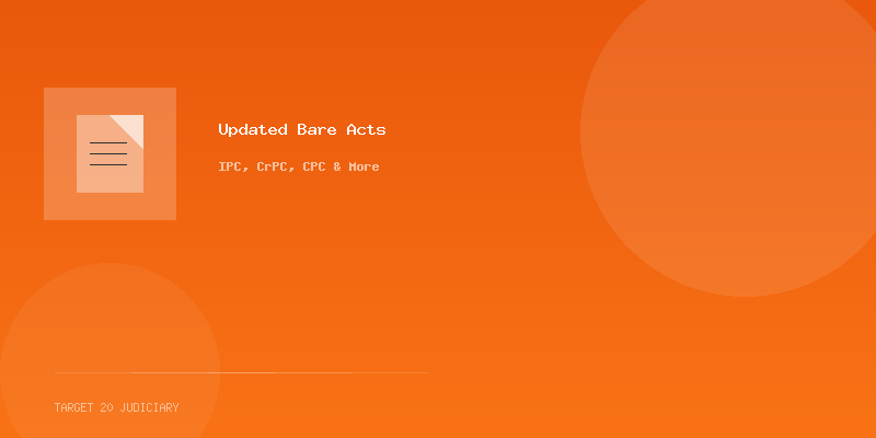 Updated Bare Acts