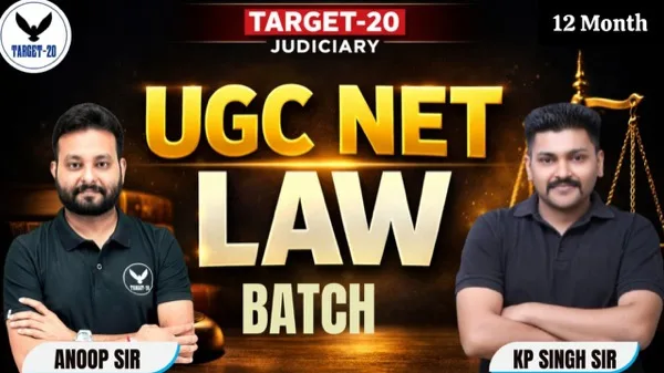 Target UGC Net (Law) - 12 Months